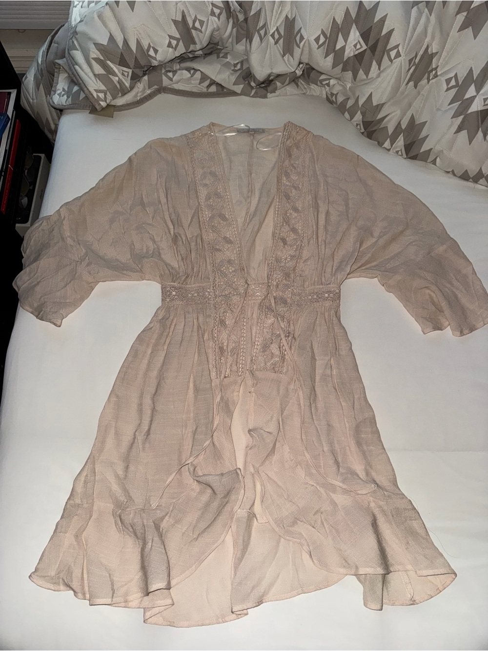 Love Tree Crochet Duster Kimono